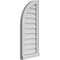 Ekena Millwork Quarter Round Top Left Surface Mount PVC Gable Vent w/ 2"W x 2"P Brickmould Sill Frame, 14"W x 32"H GVPQL14X3203SN - alternate 5